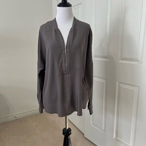 William Rast grey blouse size medium